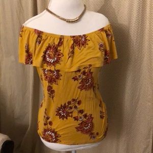 Off shoulder Old Navy top